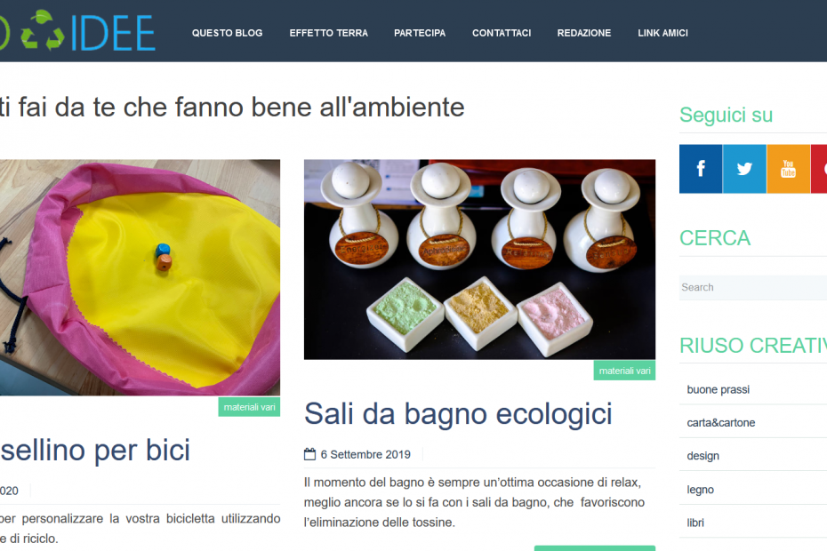 informazione sociale eta beta: eco idee