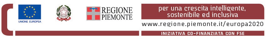 Buono per Servizi al lavoro - Regione Piemonte iniziativa co-finanziata con FSE