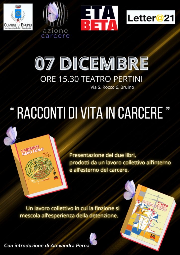 Eta Beta Edizioni: “Racconti di vita in carcere”