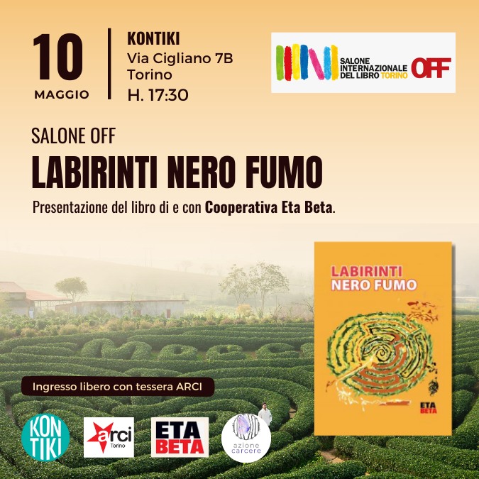 Circolo Kontiki presentazione Labirinti nero fumo, locandina