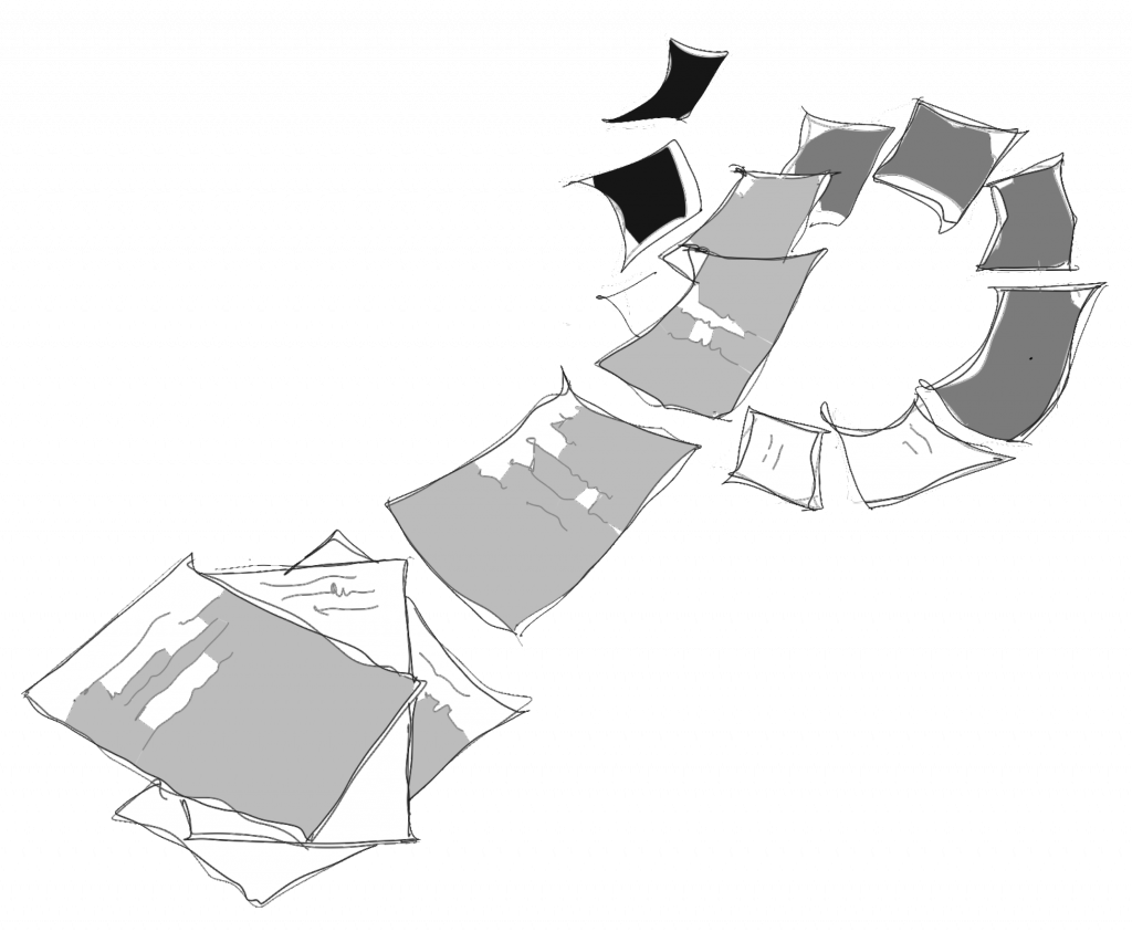 Logo collana Sentieri di carta - edizuioni Eta Beta Torino